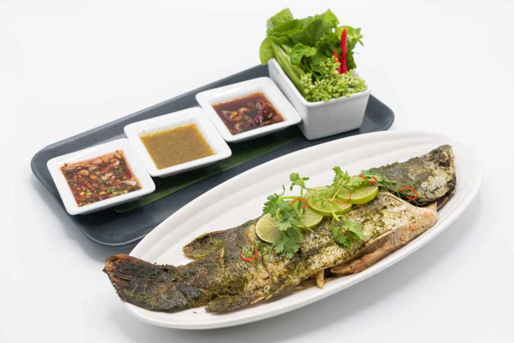 30. Char Grilled Seabass