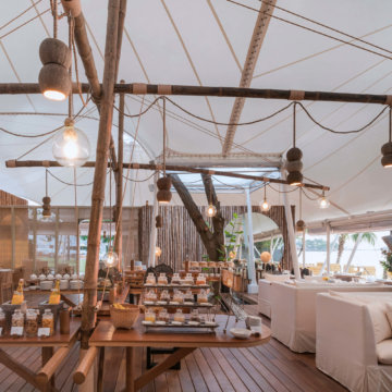 The Tent beachfront restaurant and bar