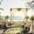 Beach lawn wedding